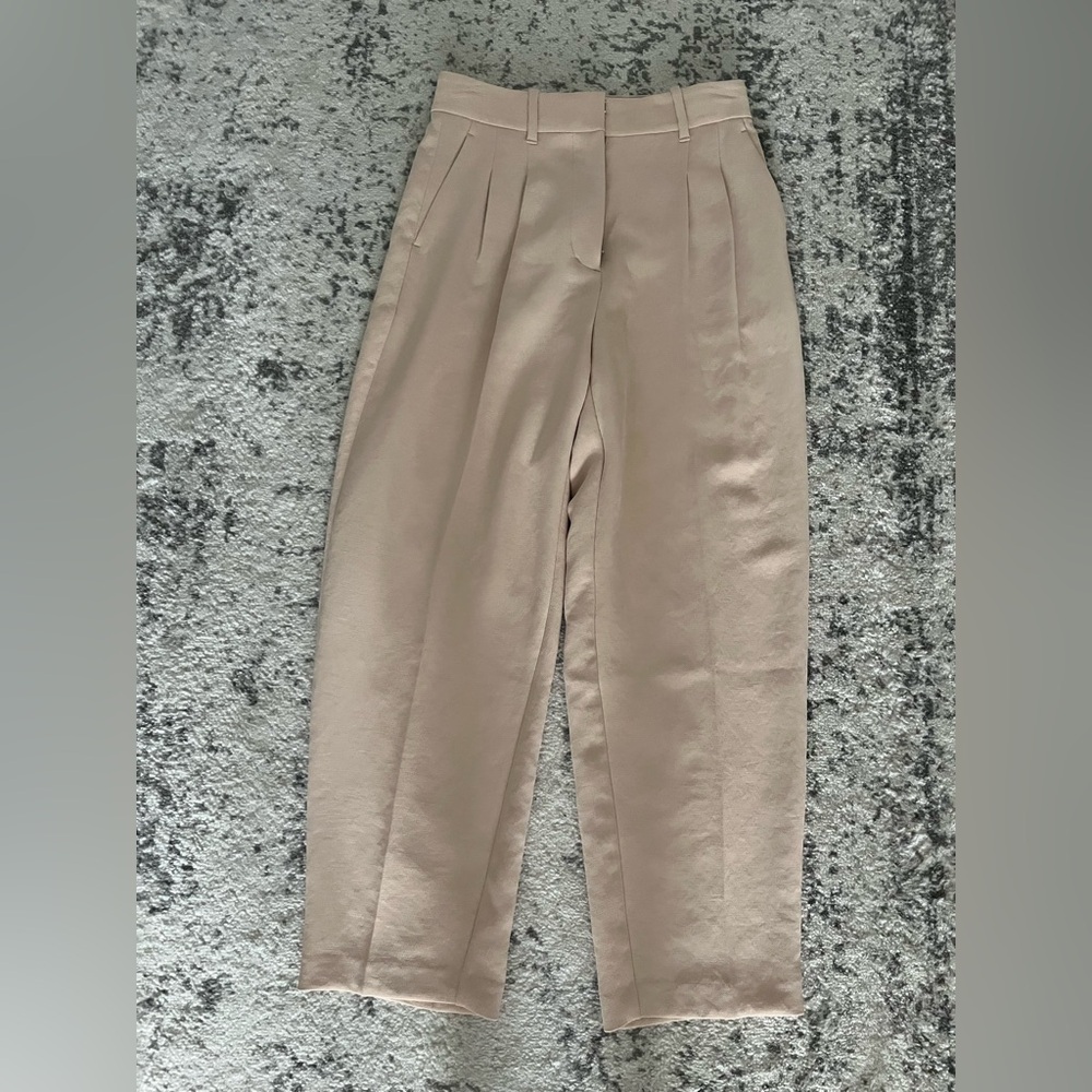 Aritzia Wilfred Light Tan Women's Trousers
